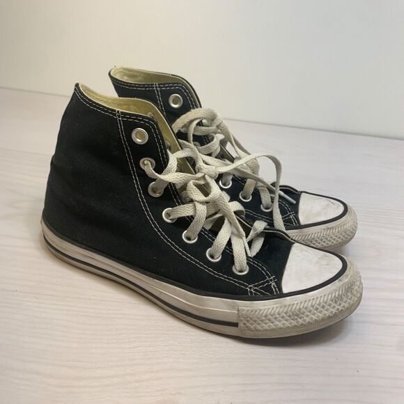 Converse Women's Size 6 Chuck Taylor All Star Lift High Top Black White - Picture 1 of 9